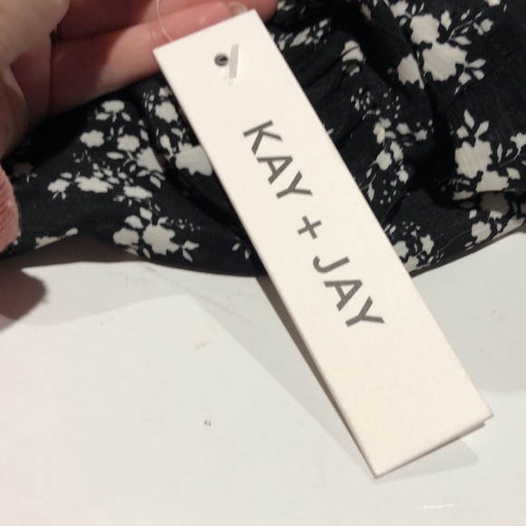 NWT Kay + Jay black floral dress size xl - Picture 10 of 12